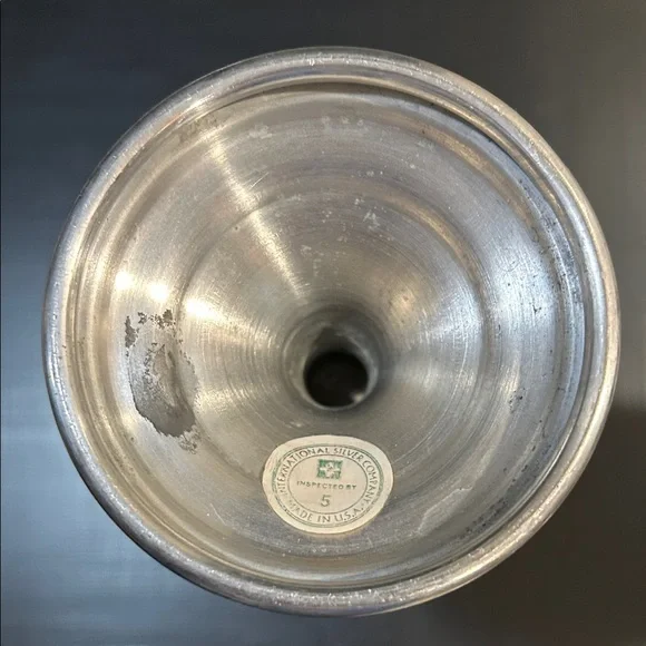 Pair of Pewter Wedding/Wine Goblets - Picture 5 of 5